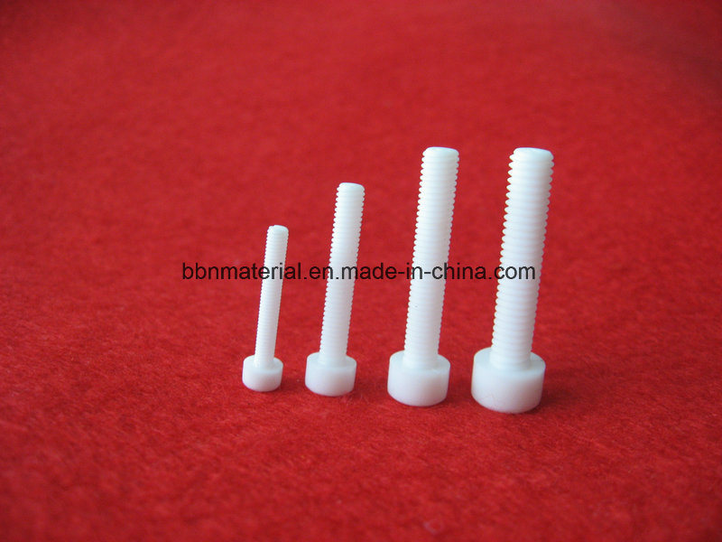 Hex Head Alumina Al2O3 Ceramic Bolt Ceramic Threaded Rod