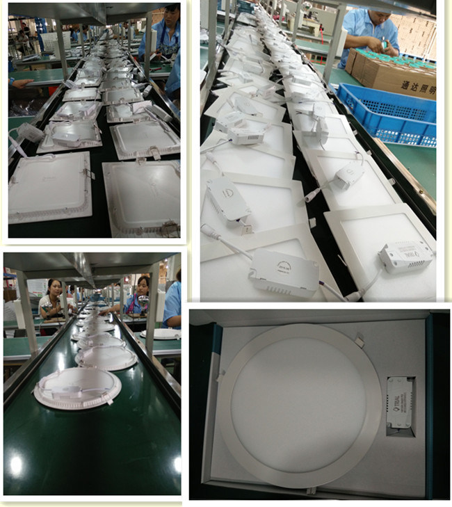 3W 6W 9W 12W 15W 18W Round Square LED Ceiling Panel