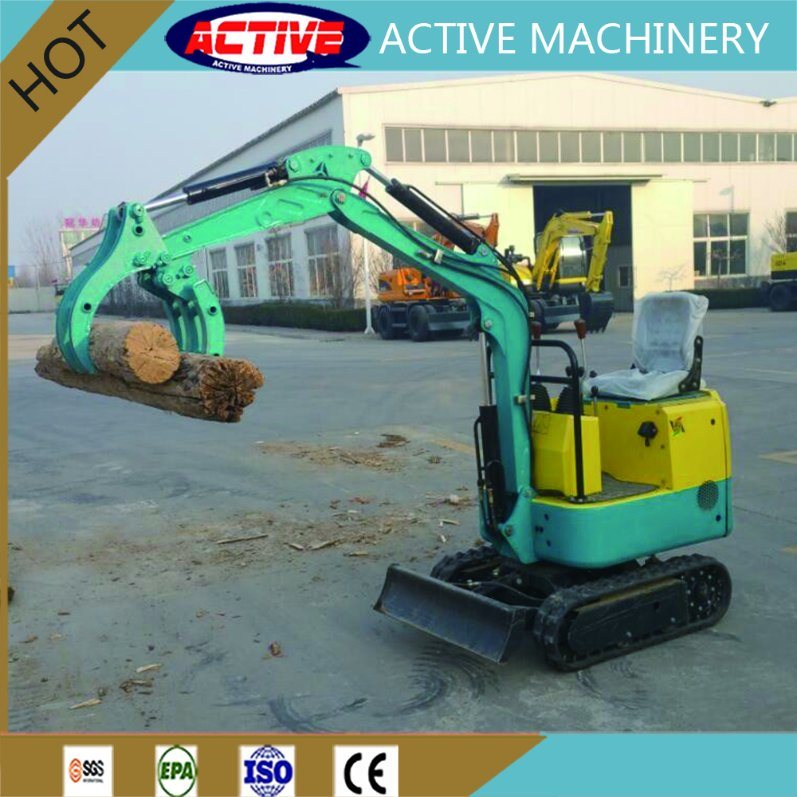 High Quality Hot Sale Mini Crawer Excavator 0.8ton Orchards Greenhouses Landscaping