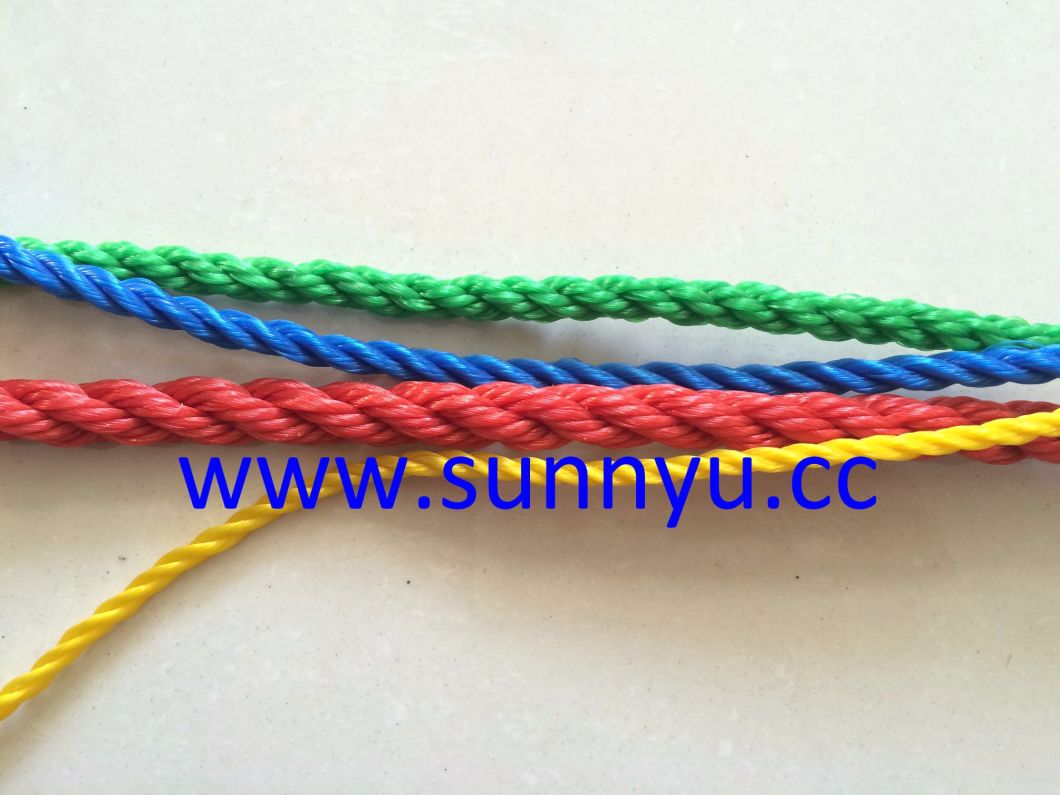 Professional Factory 3 Strands Strong Nylon Packing Twisted Rope