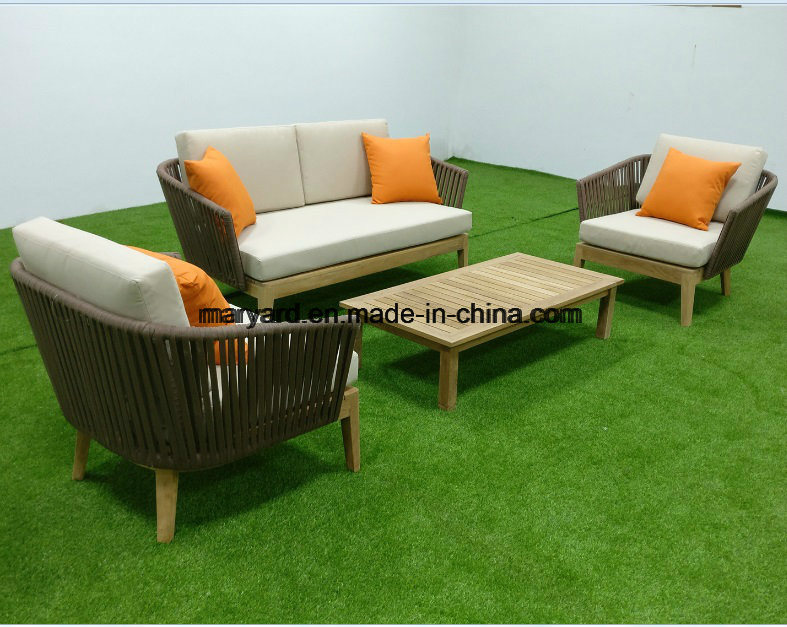 Rope Woven Leisure Sofa Set for Poolside