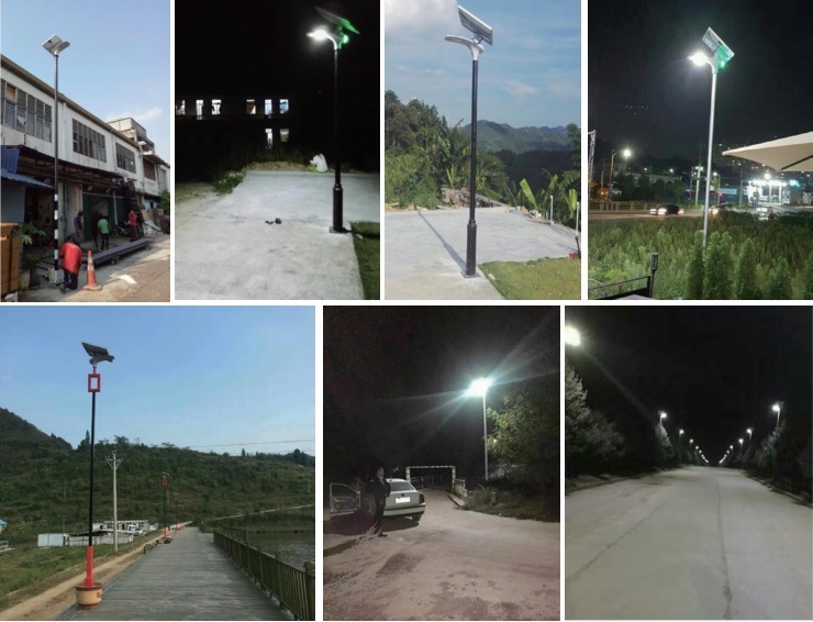 210lm/W Solar LED Module Garden Road Street Light with Motion Sensor