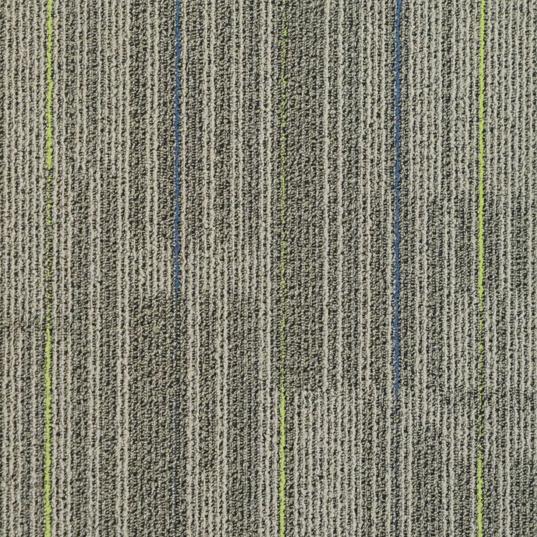 Decorative 50X50cm Fireproof Commercial Nylon Carpet Tile
