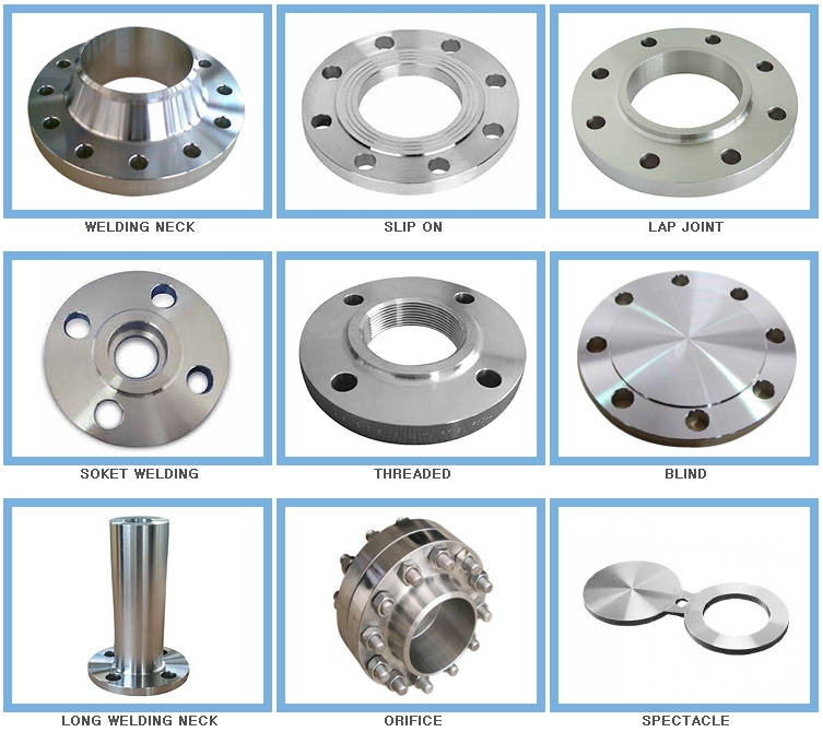 ANSI B16.5 Wp304/316 Class150 RF Stainless Steel Pipe Flanges Fittings