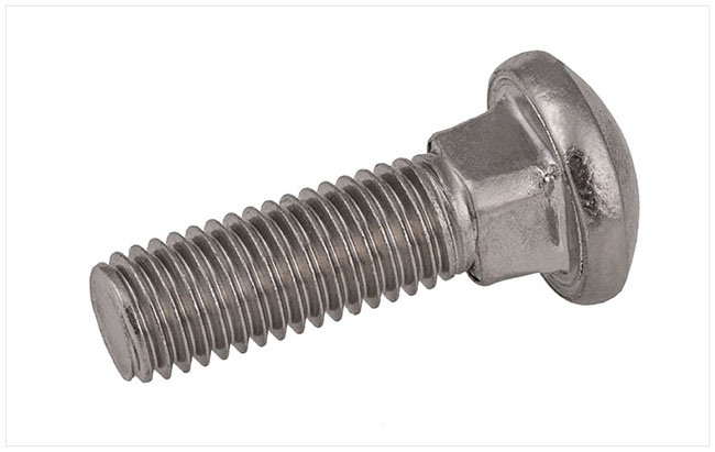 Mushroom Head Square Neck Carriage Bolt Made of Stainless Steel A2-70