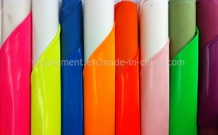 Thermoplastic Fluorescent Pigment for PE, PP, PS, PVC, Pet, ABS Plastics Coloring