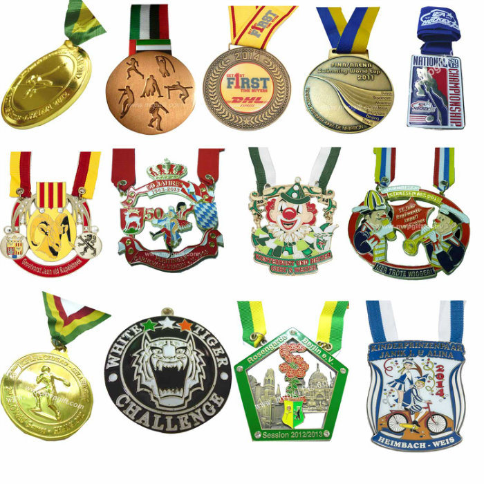 2018 Metal 3D Silver Marathon Sports Medal