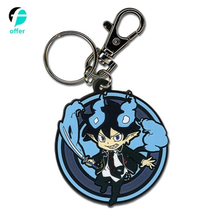 Promotional Gift Customized Cartoon PVC Rubber Keychain