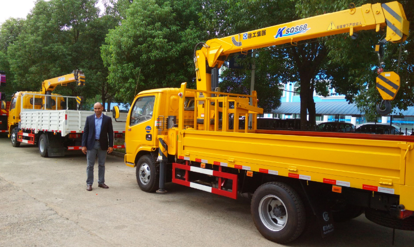 T-King 4X2 Telescopic Boom 3t 4t Crane Truck for Sale