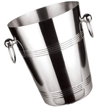 Stainless Steel Golden Ice Bucket with Many Designs
