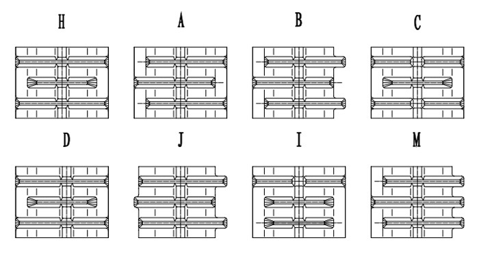 Agricultural Machine Parts Crawler Rubber Track