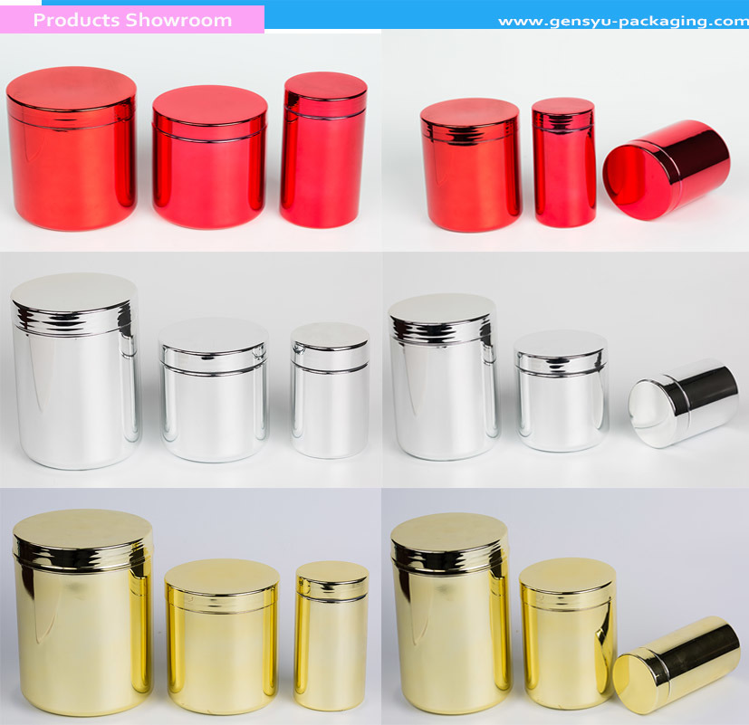 Customized FDA Certificated Soft-Touch Plastic Canister