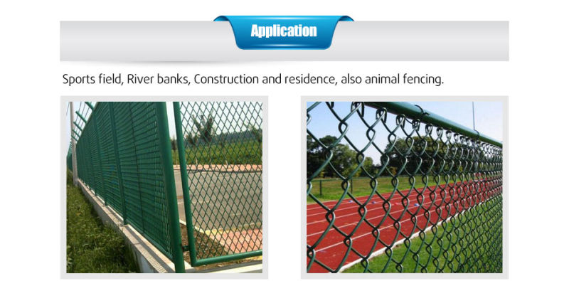 Hot Dipped Galvanized Knitted Temporary Chain Link Fence