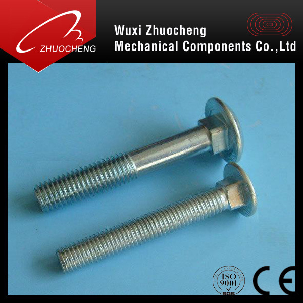 Carbon Steel Galvanized Mushroom Head Square Neck Carriage Bolt DIN603