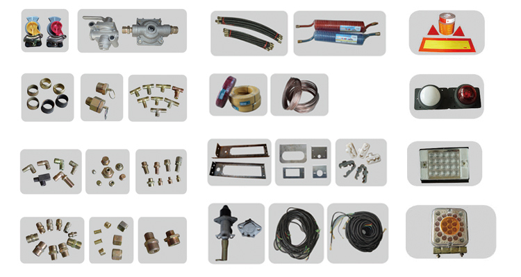 China Made Good Price Semi Truck Trailer Spare Parts