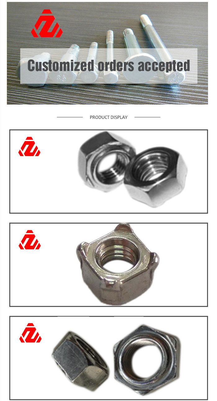 Stainless Steel Square Hex Weld Nuts (DIN918)