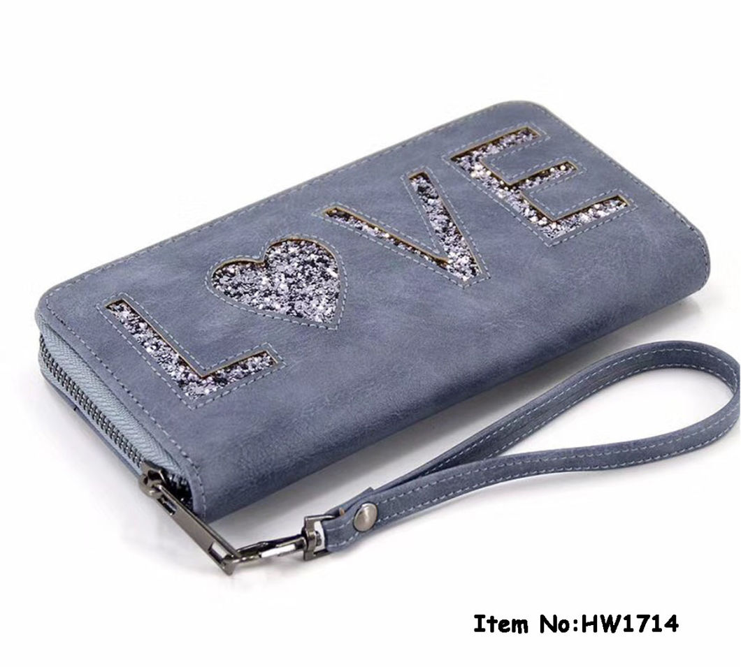 2018 Fashion Women PU Leather Wallet (HW1714)