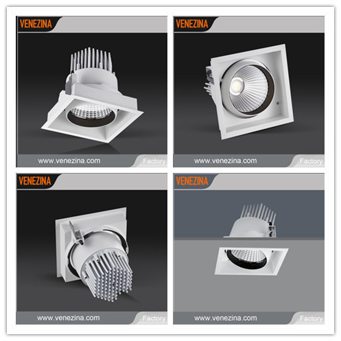 High Power 20W/25W/30W/40W Square Ceiling Spotlight LED Downlight