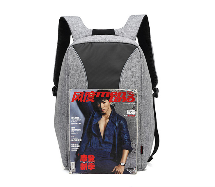 Travel Double Shoulder Backpack Business Gift Style Anti-Theft Computer Bag