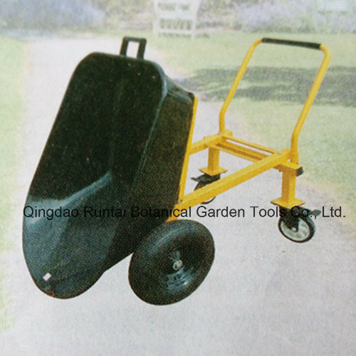 Four Wheels Industrial Heavy Duty Wheelbarrow