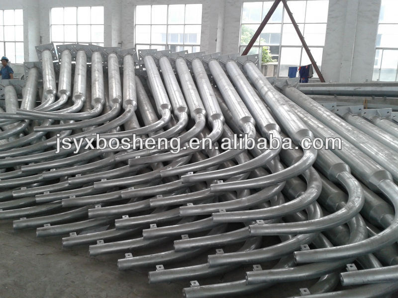 Conical Galvanized Lighting Steel Pole