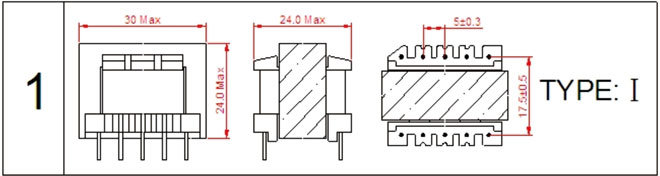 Ei 40 High Frequency Transformer