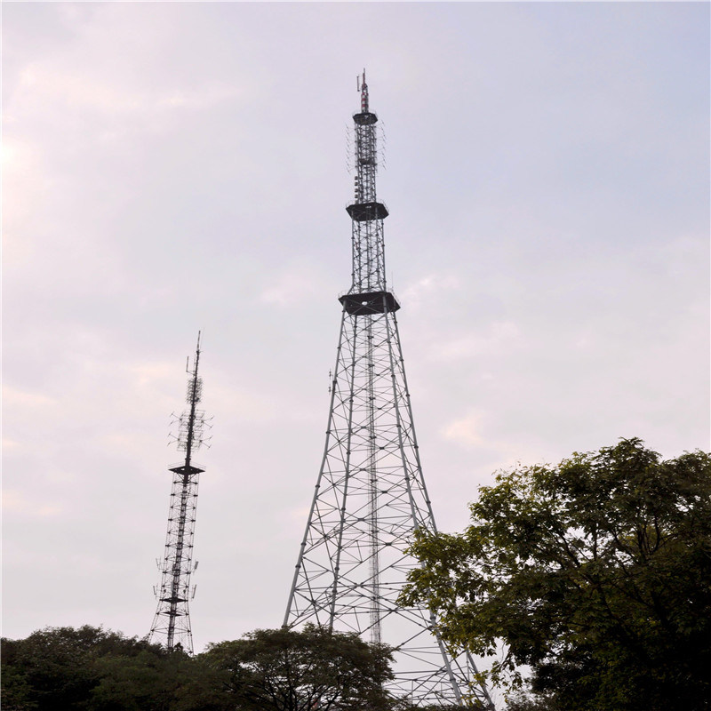 Galvanized Angle Steel Communication Telecom Tower