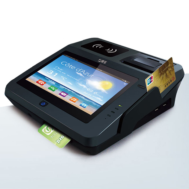 Supermaket POS Electronic Cash Register with Fingerprint Sensor