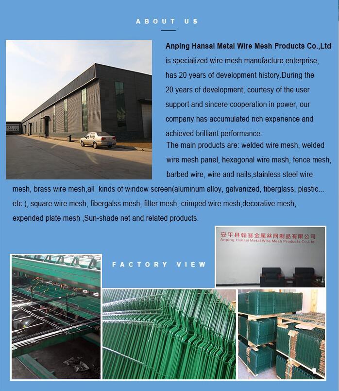 PVC Coated Welded 358 Wire Mesh Fence