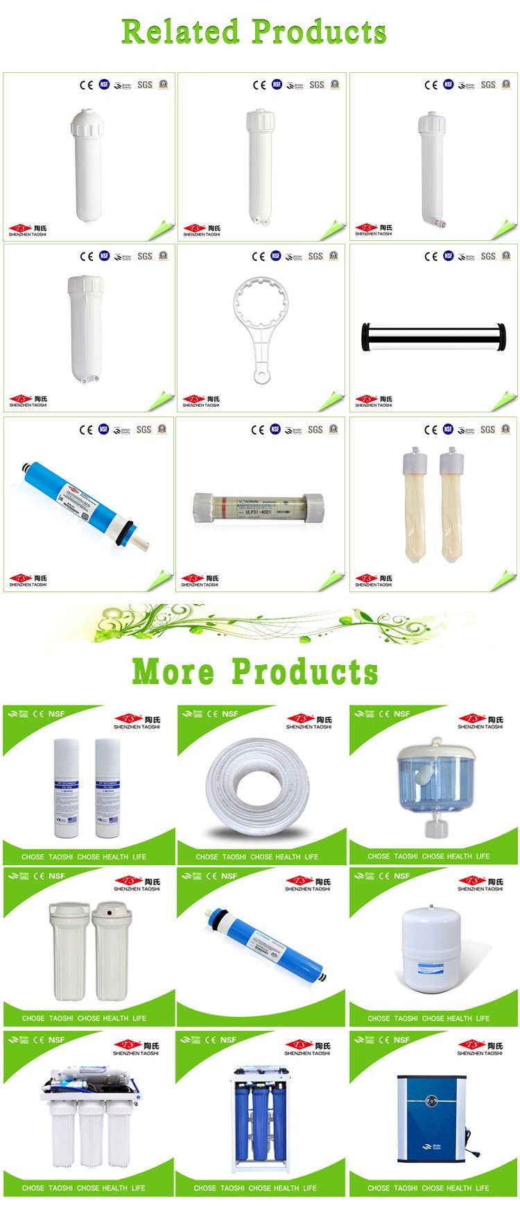 4040 RO Membrane Housing with Ce SGS Approve