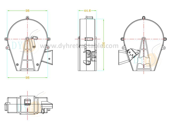 Extension Cable Reel for LED Specially