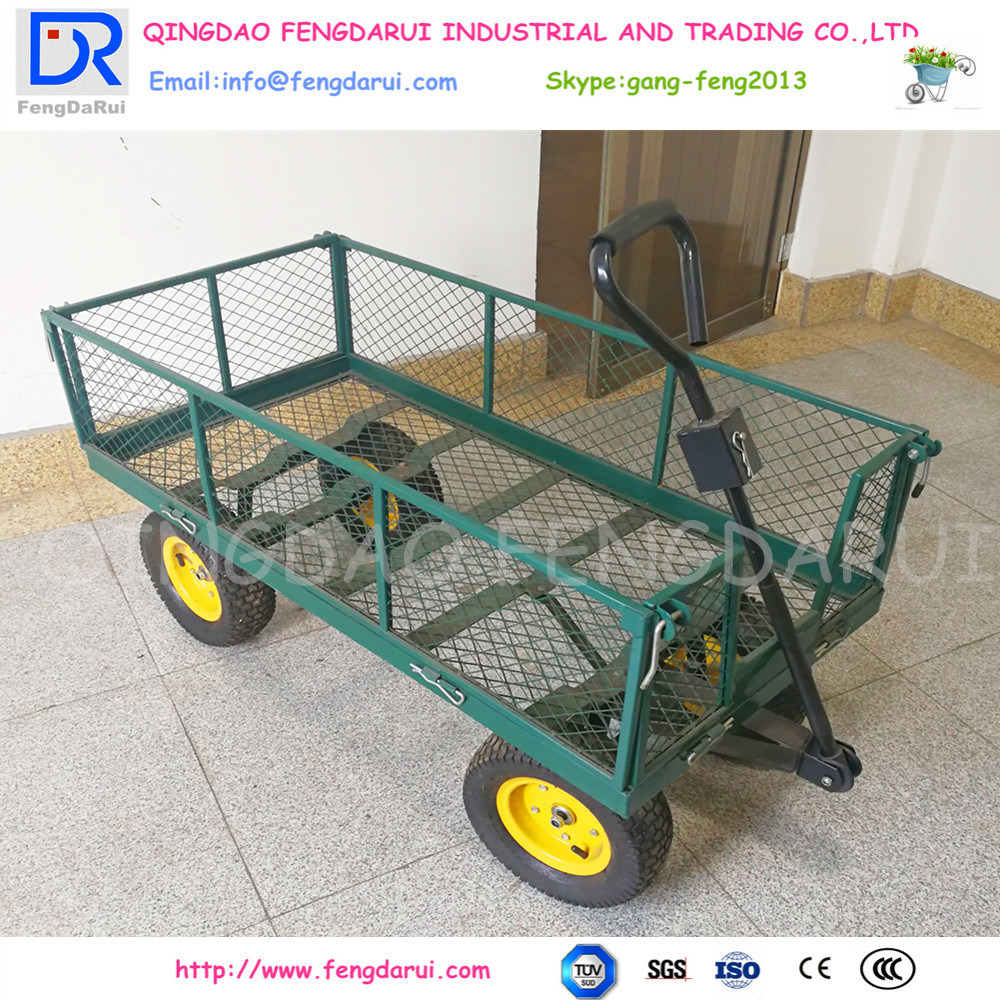 Heavy Duty Steel Mesh Garden Cart (Tc4205)