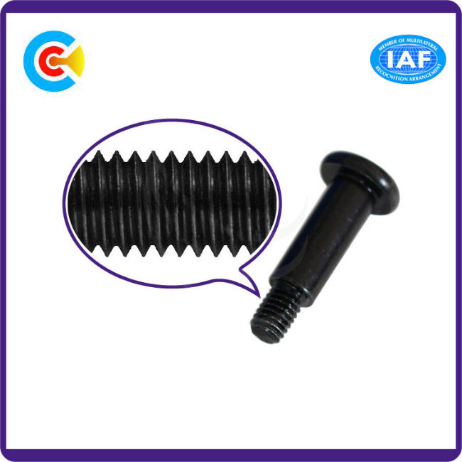 DIN/ANSI/BS/JIS Carbon-Steel/Stainless-Steel Round Head Step Non-Standard Phillips Step Screw