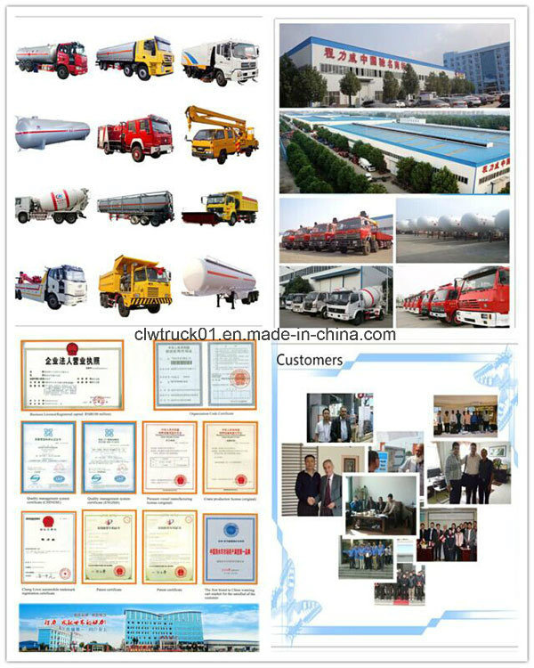 Dongfeng 10 Wheels 12tons Truck Mounted Cranes for Sale