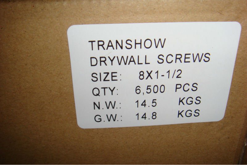 3.5X35 C1022 Steel Hardend Phosphated Black Drywall Screws