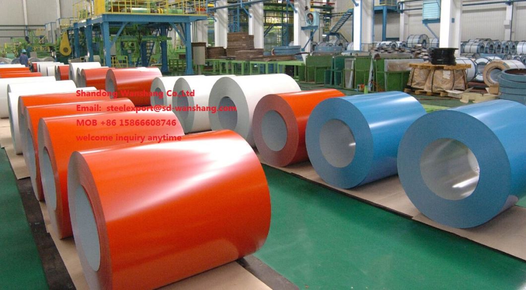 Gi Coil PPGI & PPGL Prepainted Galvanized Galvalume Steel Coil Color Coated SPCC Cold Rolled