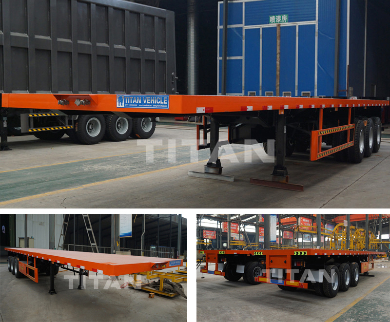 3 Three Axle 20 Feet /40 Foot BPW Axles Semi Trailer Fence Flat Bed Manufacturers Extendable Container Trailer/Flatbed Truck Semi Trailer with Side Walls