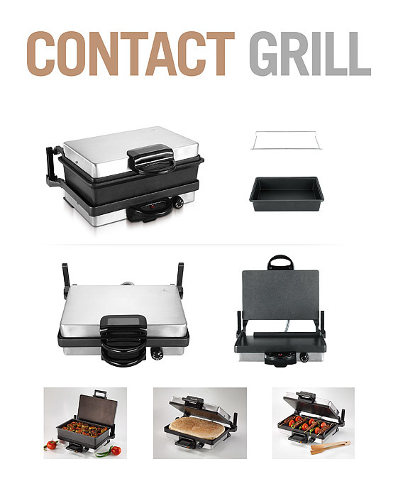 Home Electric Contact Grill Includes BBQ, Metal Spacer Frame (HR001)