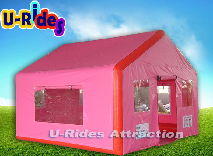 Pink Inflatable Cabin Tent for Kids