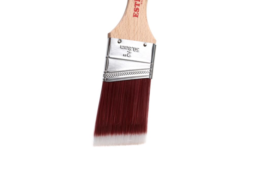 Synthetic Paintbrush Premium Market Short Wooden Handle Paint Brush
