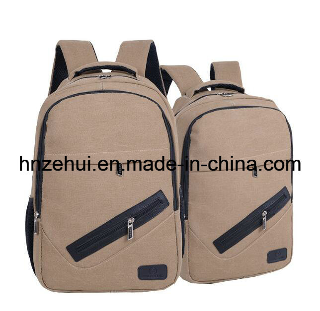 Leisure Canvas Computer Backpack High School Student Backpack Laptop Bag