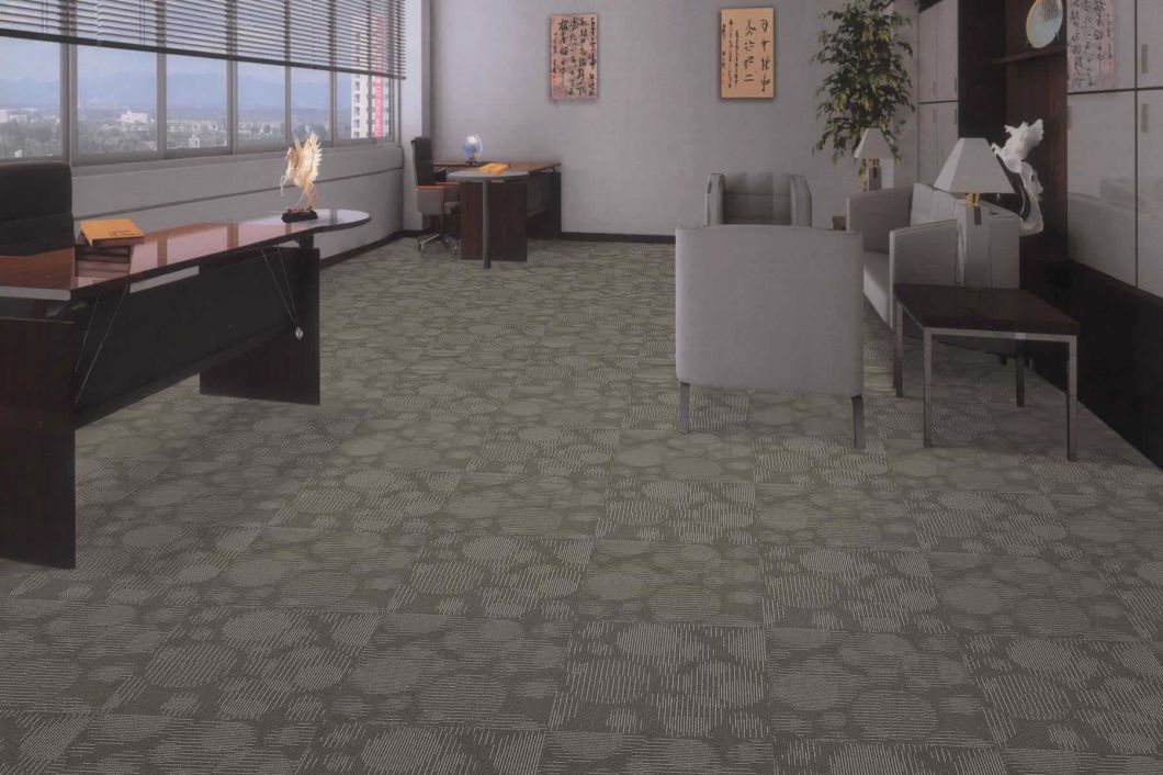 50X50/60X60cm Square Plain Color Decorative Office Flooring colorful Mat