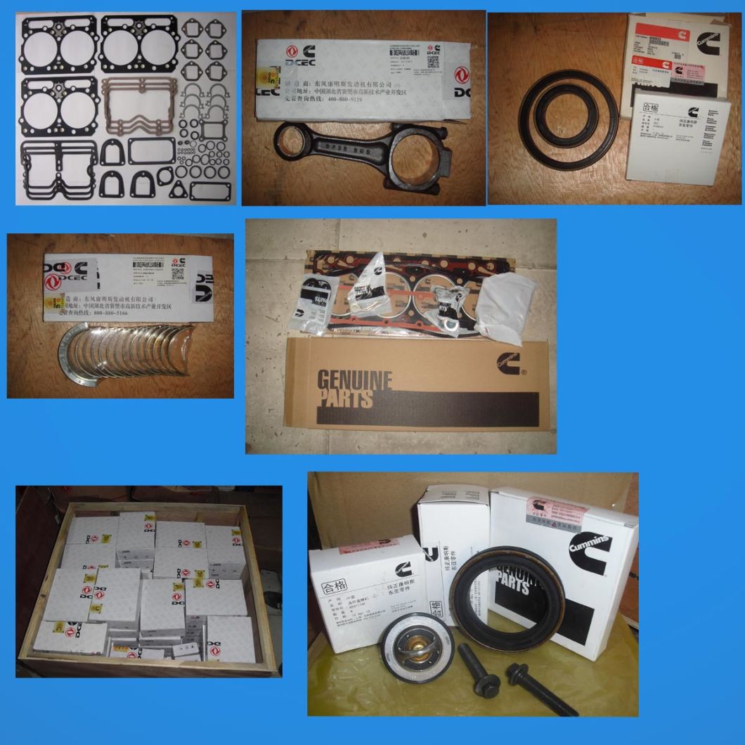 Engine Spare Parts (Cummins Con-rod, Cranksahft, Water Pump, Gasket set...)