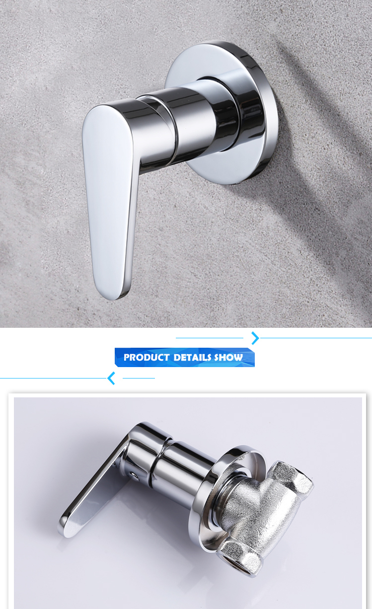 Customize Cancelled Single Cold Shower Faucet Valve with 1/2 or 3/4 Connector