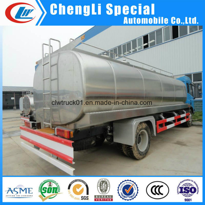 China Manufacturer 8X4 25000litres Dongfeng Heavy Duty Milk Tank Truck