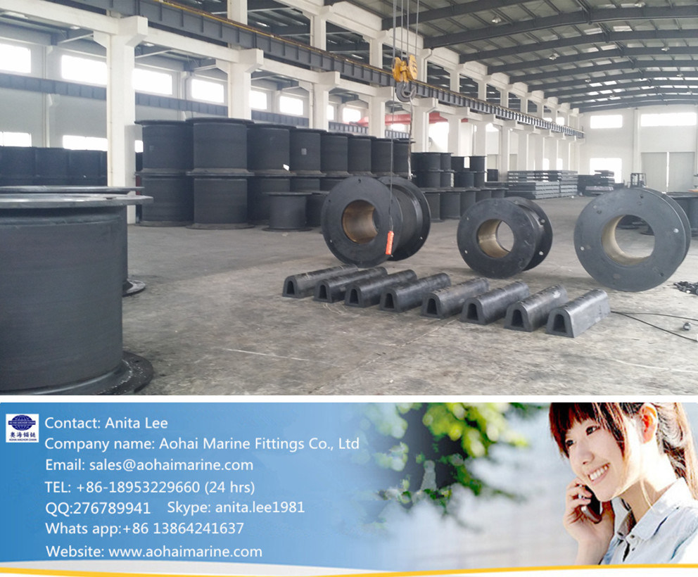 Tlt AA Type Cell Rubber Fenders Export to Egypt Navy