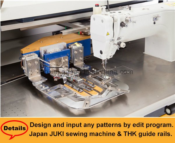 Japan Juki Full Automatic No-Roning Welting Pocket Attaching Sewing Machine