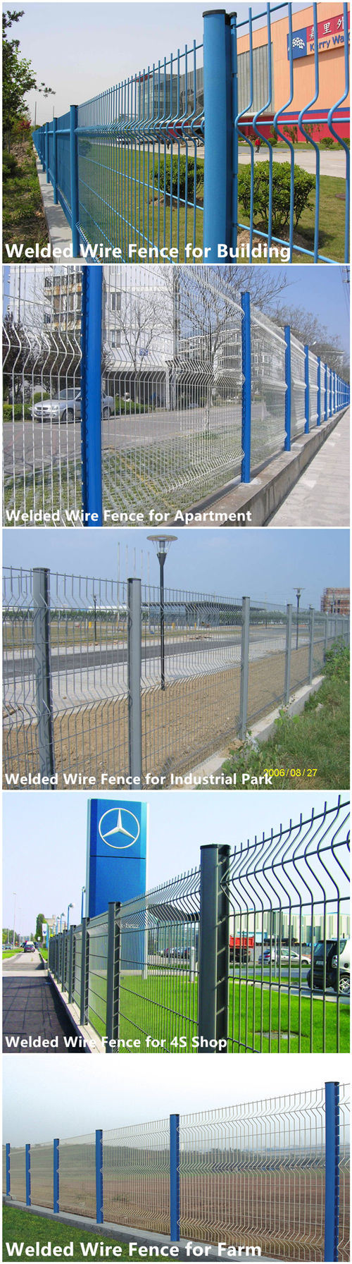 Moderate Price China Wholesale Metal Steel Wire Mesh Fence (WWMF)
