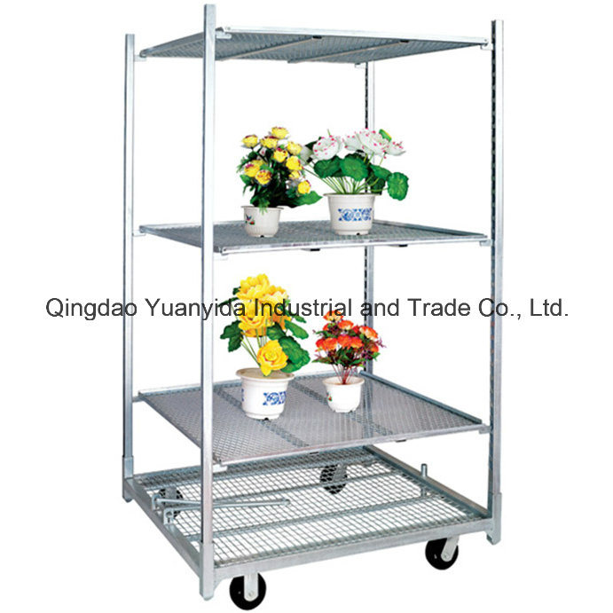 Nestable Hot Galvanized Garden Flower Cart