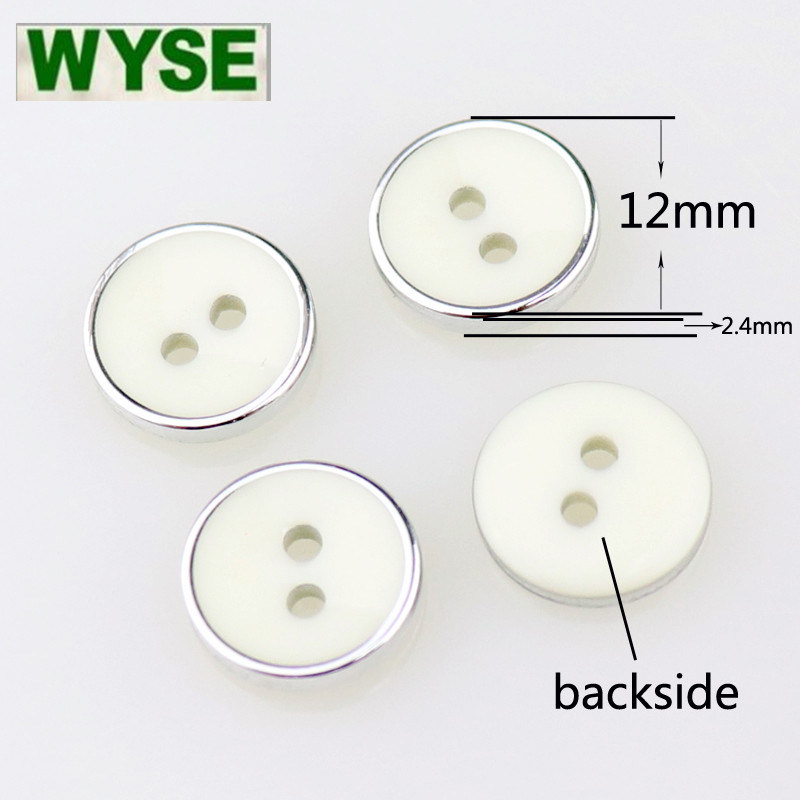 2-Hole Alloy Sewing Woven Shirt Button for Garments